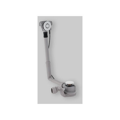 Sifone Per Vasca Con Azionamento Pushcontrol Ø 52 Cromato Lucido - L. 26 Cm