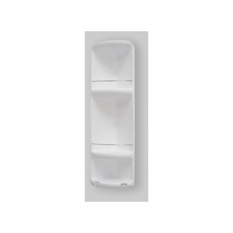 Sapho Accessori bagno Gedy - Mensola doccia ad angolo Caesar 23x71x16 cm, bianco 7081