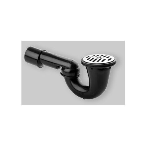 Sifone Doccia Girevole Tipo Basso "Wavin" Griglia Inox 80 Uscita 40 - 50