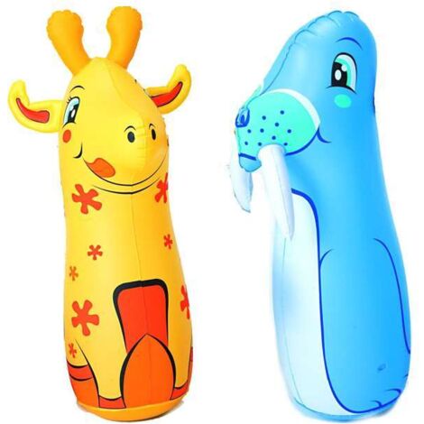 Sacco da Boxe da Terra Gonfiabile per Bambini Bestway animali 89 cm