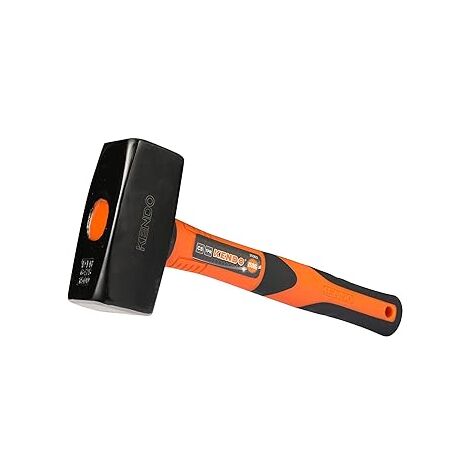 Mazzetta 1500g Con Manico Fibra Vetro - Martello Demolizione Per Edilizia E Fai Da Te - Foto 5