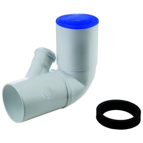 Curva Wc Prolungata Attacco Bicchiere Sx O Dx Orientabile Innesto 90X40 (1/3)