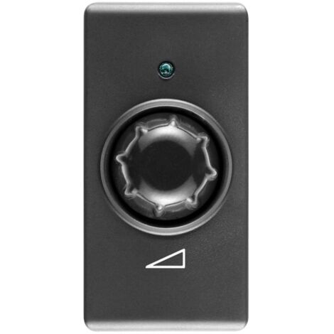 regolatore elettronico rotativo 'system' 230v 50/60 hz - nero