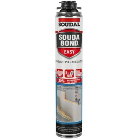 adesivo poliuretanico 'soudabond easy' soudal 750 ml - pistola
