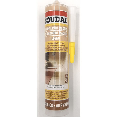 silicone legno soudal 300 ml - rovere chiaro