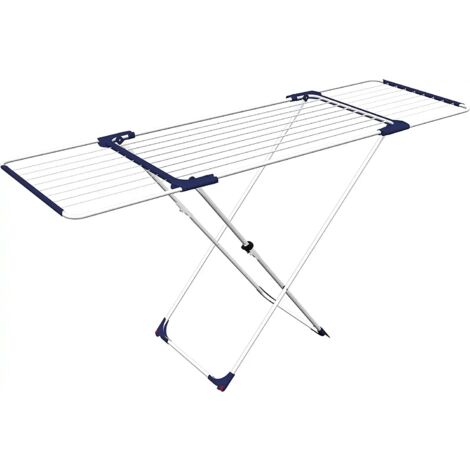 stendibiancheria a cavalletto estensibile 'aliante' 110 cm - 186x61x94h