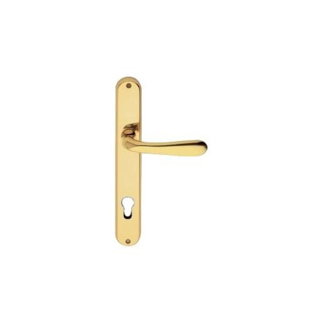 Maniglia goccia Frosio Bortolo con placca ottone