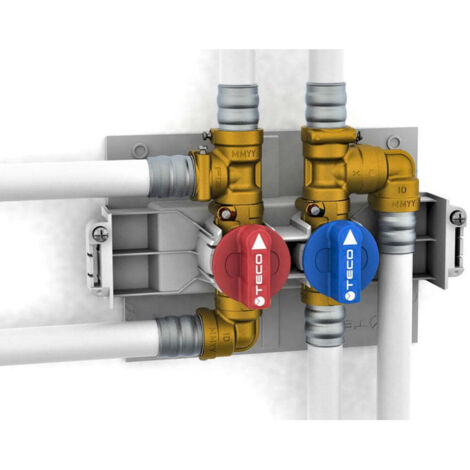 VALVOLA DI INTERCETTAZIONE DOPPIA PER IMPIANTI SANITARI K4.0 TECO Eurocono - 3/4 (1/5)