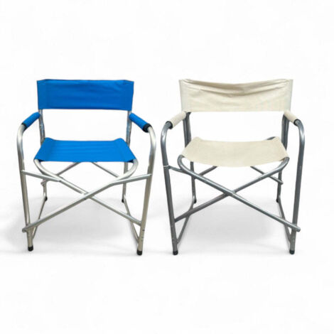 Sedia regista prendisole pieghevole in alluminio e tessuto oxford 55x47x47,5 cm (1/3)