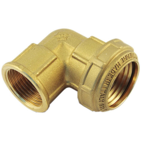 2 Pezzi Raccordo 32 mm x 1″ a Gomito 90° con Filetto Maschio in Polipropilene PP per il Collegamento di Tubo Polietilene PE - MONTERAL