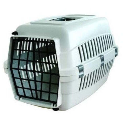 Trasportino In Plastica Per Cani E Gatti - cm.46x30x30 (1/2)