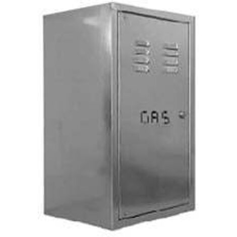 Cassonetto Contatore Gas In Acciaio Zincato - cm.33x25X44h.