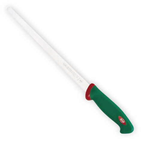 Coltello professionale da cucina con lama 28 cm per taglio prosciutto e altri salumi Sanelli (1/2)