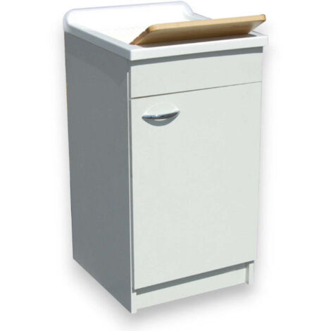 Mobile lavatoio bagno panda a una anta - 50x50xH85 cm (1/2)