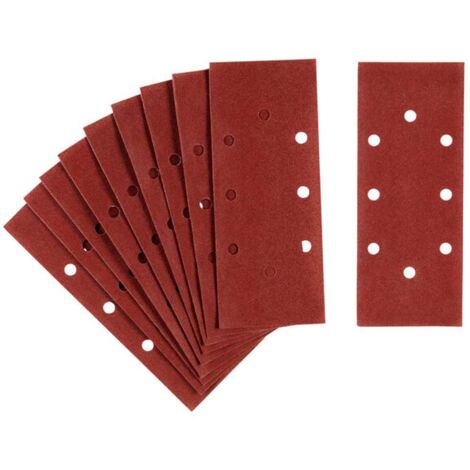 Set 10 Fogli Abrasivi Per Levigatrice Orbitale - grana 150 (STA31110) (1/2)