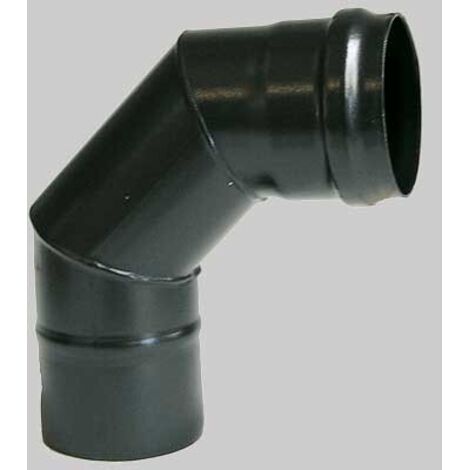 Curva 90° Nera M/F Per Stufe A Pellet Ø 100