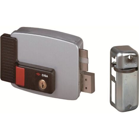 Elettroserratura per porte legno con pulsante interno 2 mandate 11670 - Misure: mm 60 DX (11770601)