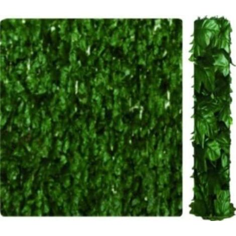 Siepe Ornamentale Artificiale Con Foglie Edera - mt.20x1,5h.