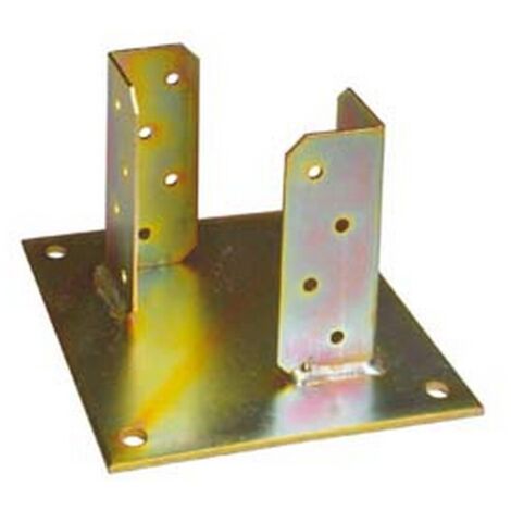 2PZ SUPPORTO PAVIMENTO PIASTRA TRAVE BASE MM.180X180 TRAVE