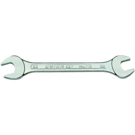 Chiavi A Forchetta Cromate Doppie Fisse  -mm.24x26