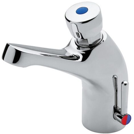 Rubinetto Collo Cigno Temporizzato Con Miscelatore 1/2" (1/4)