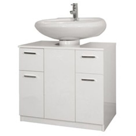SAVINI Mobile Sotto Lavabo Copri Colonna Bianco