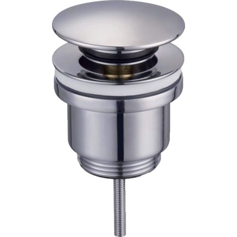 Piletta di scarico click-clack modello tondo universale Tecom PCU  Cromo