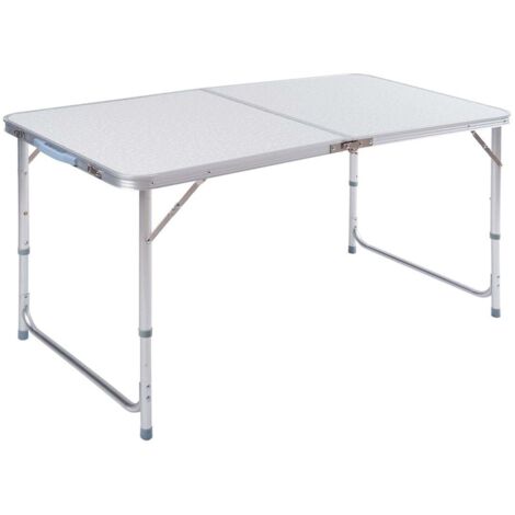 Tavolo rettangolare pieghevole da viaggio 120x60xH68 cm (1/4)