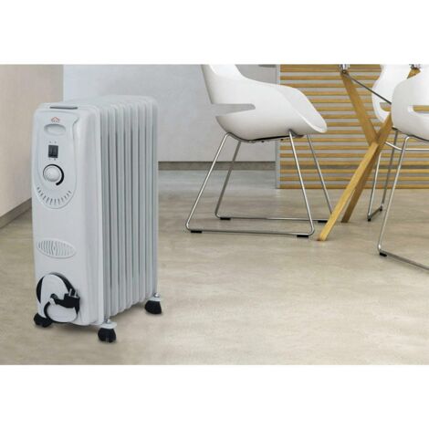 Radiatore Dcg Eltronic RA2809 2000W ad olio Bianco