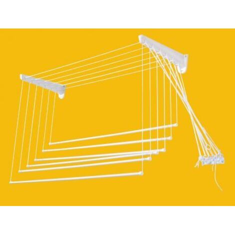 stendibiancheria da parete/soffitto cm 120x46x70h - 7,2 mt di stenditura (1/4)