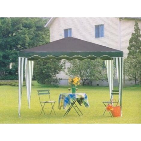 GAZEBO TROPIKANA MT.3X3 BIANCO/VERDE (1/5)