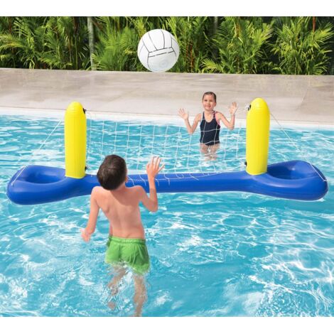 Rete Pallavolo Gonfiabile Per Mare Piscina Spiaggia Gioco Completo