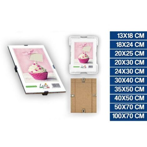 CORNICE A GIORNO IN CRILEX ANTINFORTUNISTICO PLEXIGLASS PORTA FOTO (15579V) CM 13X18 (15579) (1/2)