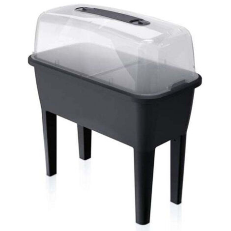 Serra in resina rialzata con piedi da balcone giardino pensile portatile con copertura movibile DREP 770 (1/5)