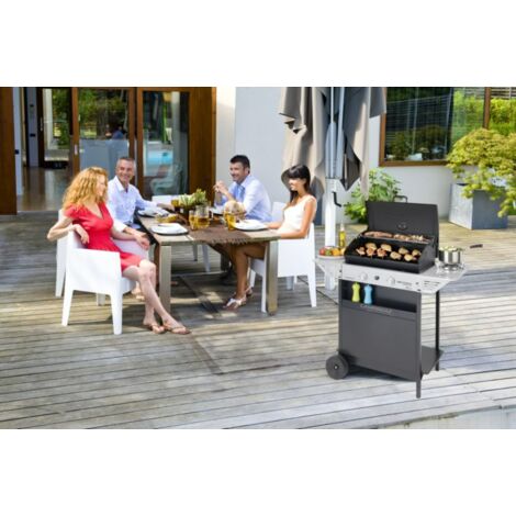 Barbecue a gas 2 griglie + fornello laterale Campingaz XPERT 200 LS + ROCKY