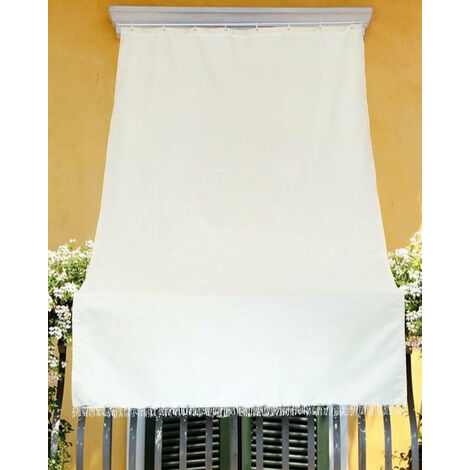 Tenda da sole a caduta in poliestere 140x250 cm da balcone - 140x250 cm Beige (1/5)