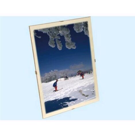 Cornice a giorno con lastra di protezione in plexiglass - 100x70 cm.
