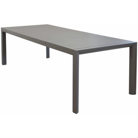 Tavolo in alluminio per esterno allungabile 135/180x70x76 BOSTON -  Black