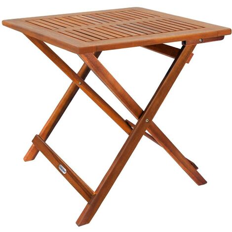 Tavolo quadrato 70x70 cm pieghevole in legno Impression Pattaya