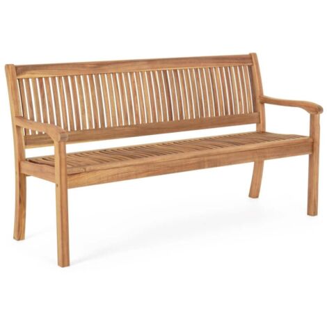Panchina Legno Acacia Panca 3 Posti Resistente Arredo Esterno Giardino Ac805012 (1/5)