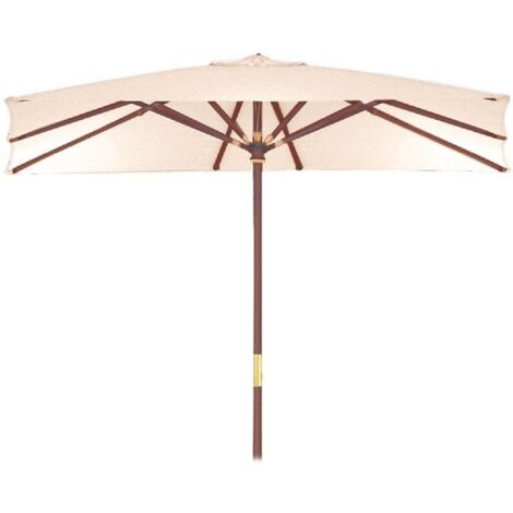 OMBRELLONE IN LEGNO SUN TOP BEIGE MT 3X4 (1/3)