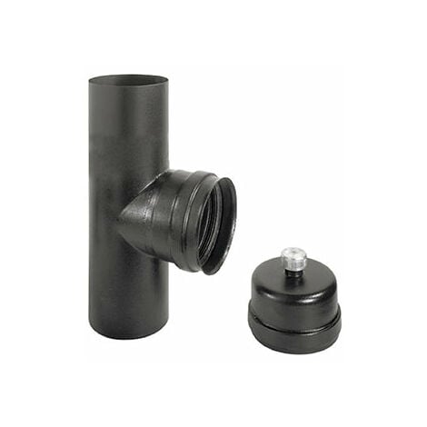 Kit completo tubi in acciaio porcellanato canna fumaria anticondensa Ala Eco per stufe