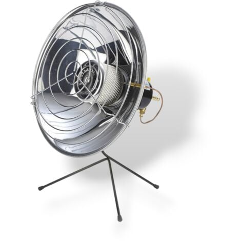 Stufa tonda a parabola gas GPL infrarossi 2600W Niklas