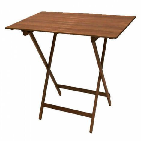 Tavolo chiudibile 60x100 cm in legno di faggio Eventuality -  Brown (1/5)