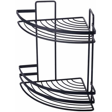 Angoliera Milano Wenko: 2 Ripiani In Acciaio Cromato Per Doccia E Bagno, 22x37x31.5 Cm - Foto 14