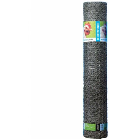 Rete per recinzioni animali filo a tripla torsione con tripla zincatura maglia esagonale 50 mm Rotolo 50 mt - 150cm (1/4)