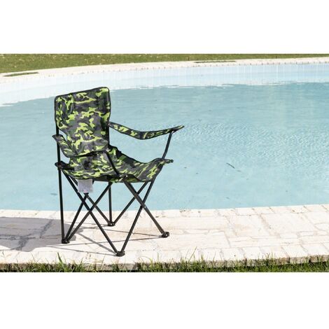 Sedia Pieghevole Bo-Camp Copa Rio - In Alluminio, Leggera, Portata 100 Kg, Per Campeggio E Pesca - Foto 7