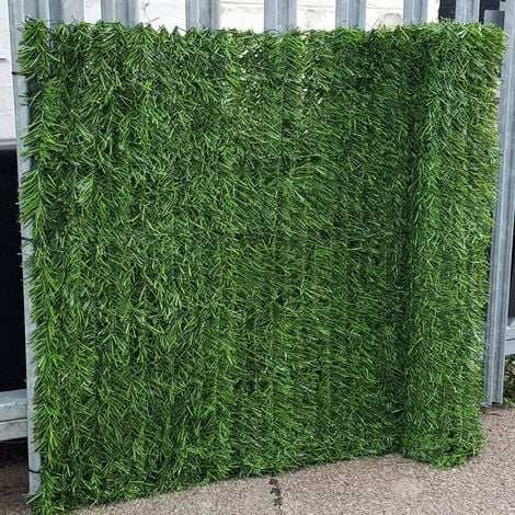 Siepe recinzione artificiale frangivista rotolo 3 mt ignifuga Green Screen  Basic Brixo - 1.5x3 Mt.