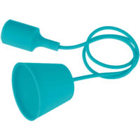 Sospensione da interno in vari colori Fantasy con portalampada E27 Century - sky blue