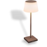 Lampada touch led ricaricabile da tavolo con regolazione della luminosità Margò - Corten